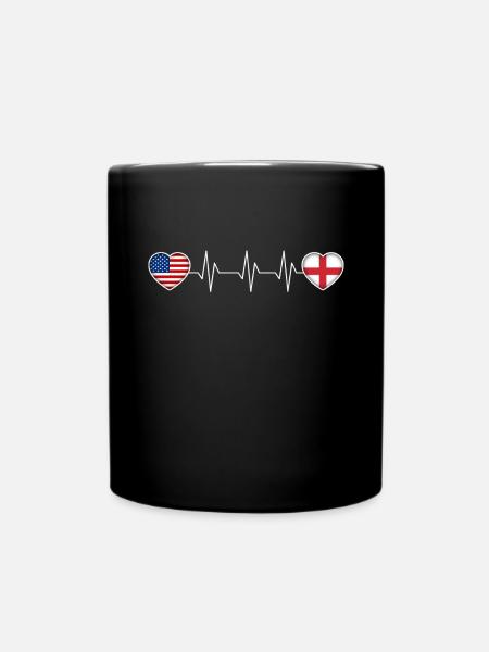 England - Full Colour Mug - black