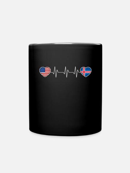 Islande - Mug uni - noir