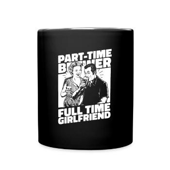 Bière artisanale Bière artisanale Bière Petite amie - Mug uni - noir - Devant