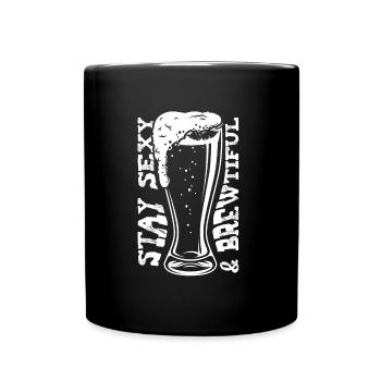 Bière artisanale Bière artisanale Bière drôle - Mug uni - noir - Devant