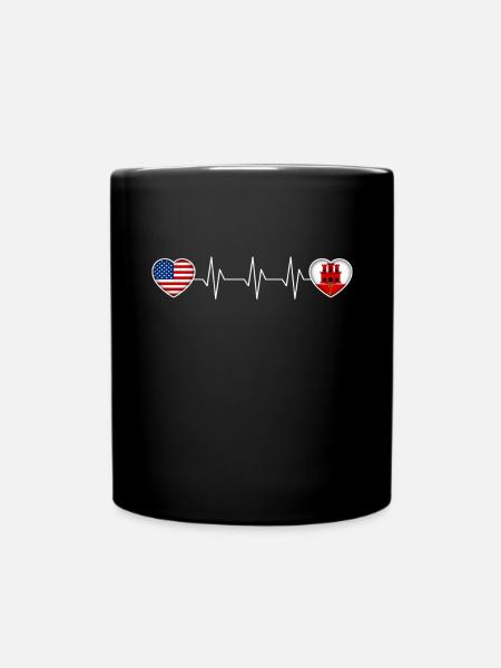 Gibraltar - Tasse einfarbig - Schwarz