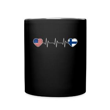 Finland - Full Colour Mug - black - Front