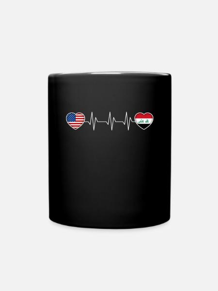 Irak - Tasse einfarbig - Schwarz