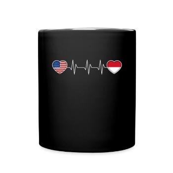 Indonesia - Full Colour Mug - black - Front