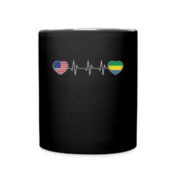 Gabon - Full Colour Mug - black - Front