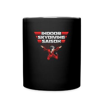 Saison de parachutisme intérieur - Mug uni - noir - Devant