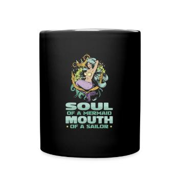 Voilier Voilier Voilier Femmes - Mug uni - noir - Devant