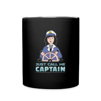 Sailing Sailors Sailboat Girls Sailboat Women - Full Colour Mug - black - Front
