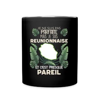 Mon Epouse Réunionnaise Est Parfaite Cadeau Femme - Mug uni - noir - Devant