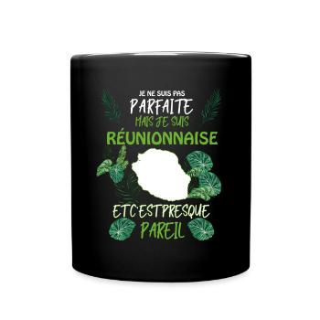 Ma Femme Ou Amie Réunionnaise Parfaite - Mug uni - noir - Devant