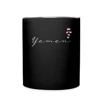 Jemen - Tasse einfarbig - Schwarz - Vorne