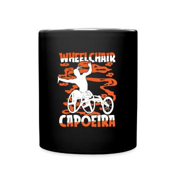 Capoeira Danse Martiale Fauteuil Roulant - Mug uni - noir - Devant