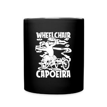 Capoeira Danse Martiale Fauteuil Roulant - Mug uni - noir - Devant