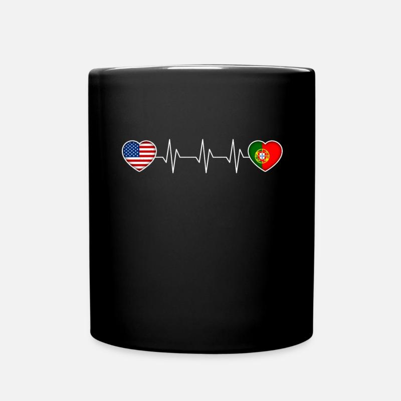 Portugal - Tasse einfarbig - Schwarz