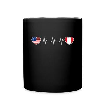 Peru - Full Colour Mug - black - Front