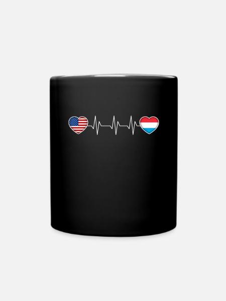 Luxembourg - Mug uni - noir