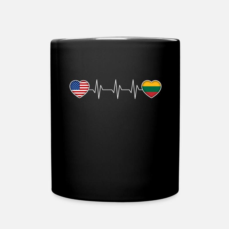 Lithuania - Full Colour Mug - black