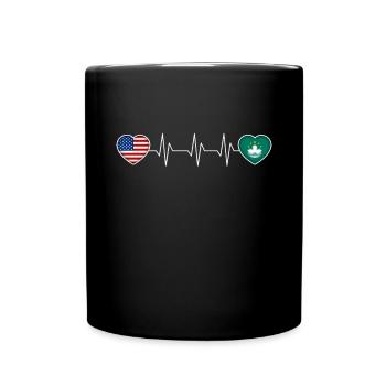 Macau - Tasse einfarbig - Schwarz - Vorne