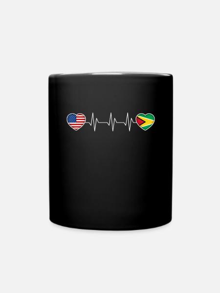 Guyana - Mug uni - noir
