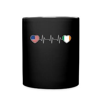 Irlande - Mug uni - noir - Devant