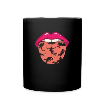 Plongée plongeur Cool - Mug uni - noir - Devant