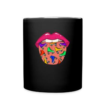 Roller Skates Roller Skating Cool - Mug uni - noir - Devant
