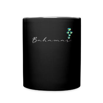 Bahamas - Full Colour Mug - black - Front