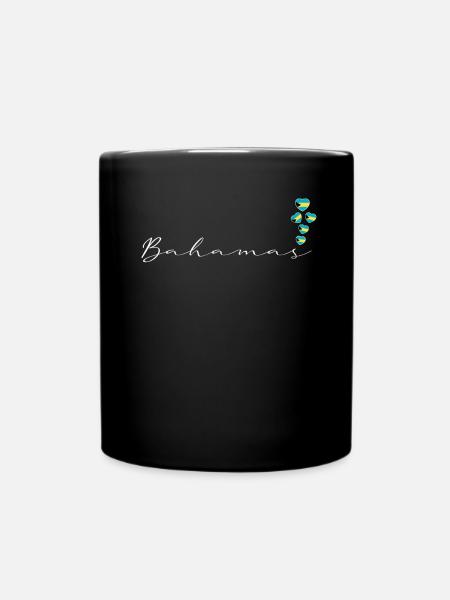 Bahamas - Tasse einfarbig - Schwarz