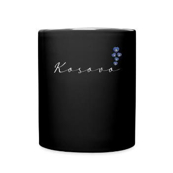 Kosovo (en anglais) - Mug uni - noir - Devant