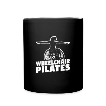 Pilates Rollstuhl - Tasse einfarbig - Schwarz - Vorne