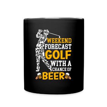 Golf Golfing Golfers Golfers Golf Clubs - Full Colour Mug - black - Front
