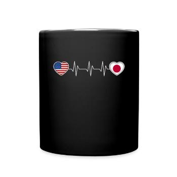 Japan - Full Colour Mug - black - Front