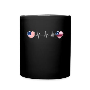 Libéria - Mug uni - noir - Devant