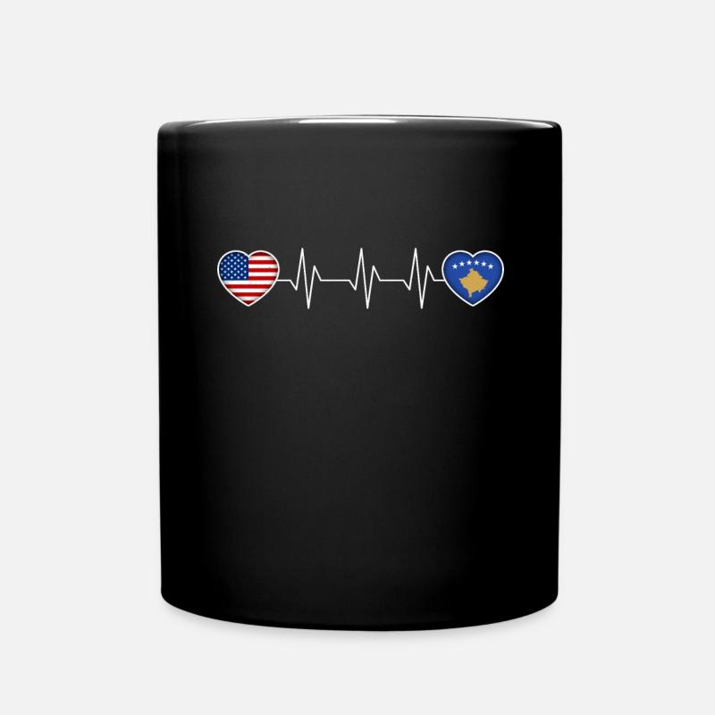 Kosovo - Full Colour Mug - black