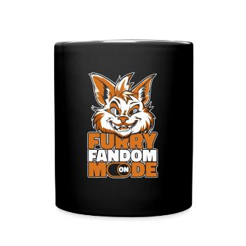 Furry Fandom Fursuits - Full Colour Mug - black - Front