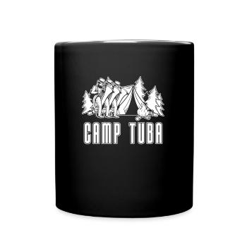 Tuba de procession de fanfare - Mug uni - noir - Devant
