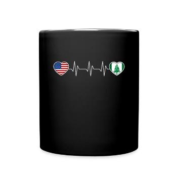 Norfolk Island - Full Colour Mug - black - Front