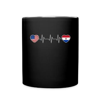 Paraguay - Tasse einfarbig - Schwarz - Vorne