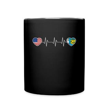 Saint Pierre and Miquelon - Full Colour Mug - black - Front