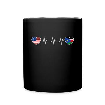 South Sudan - Full Colour Mug - black - Front