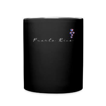 Puerto Rico - Tasse einfarbig - Schwarz - Vorne