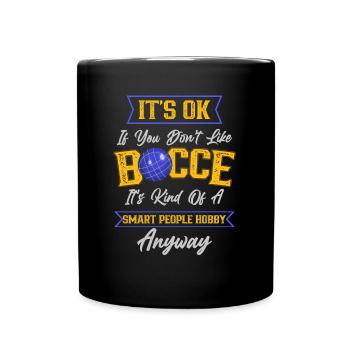 Boccia Spieler Boccia Spiel Boule - Tasse einfarbig - Schwarz - Vorne