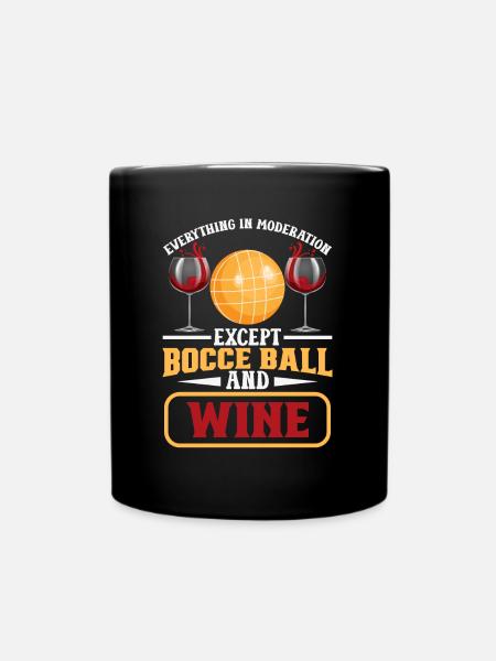 Boccia Spieler Boccia Spiel Boule - Tasse einfarbig - Schwarz