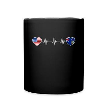Géorgie du Sud et les îles Sandwich du Sud - Mug uni - noir - Devant