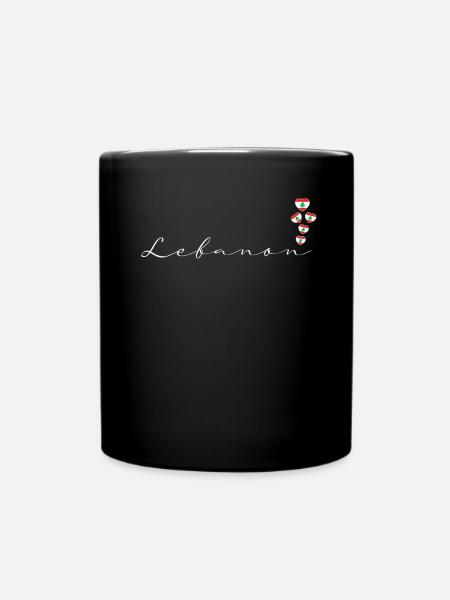 Liban - Mug uni - noir