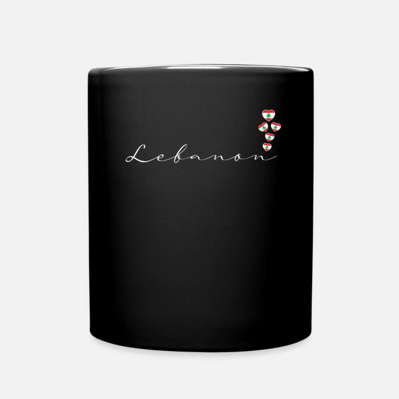 Liban - Mug uni - noir