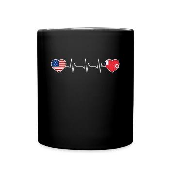 Wallis et Futuna - Mug uni - noir - Devant