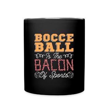 La pétanque est le bacon du sport Ball Sport Boule - Mug uni - noir - Devant
