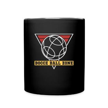 Bocce Ball Zone Pétanque Ball Sport Boule Joueur de Boule - Mug uni - noir - Devant