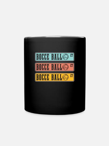 Pétanque Joueur de pétanque Joueur de pétanque Ensemble de boules - Mug uni - noir